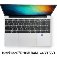 Charger l'image dans la galerie, Intel Core i7 Notebook Computer 15.6 inch 8GB RAM 256GB/512GB/1TB SSD J3160 Quad Core Laptops With FHD Display Ultrabook