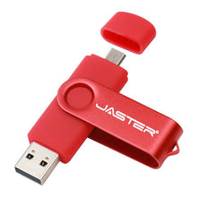 Charger l'image dans la galerie, JASTER High Speed USB Flash Drive OTG Pen Drive 128gb 64gb Usb Stick 32gb 256gb Pendrive Flash Disk for Android SmartPhone/PC