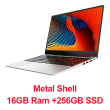 Charger l'image dans la galerie, 15.6 Inch Intel i7 Laptop 8GB/16GB RAM 512GB 1TB HDD Metal Body1080P Windows 10 layout Keyboard Dual Band WiFi Gaming Laptop