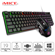 Charger l'image dans la galerie, Gaming keyboard and Mouse Wired keyboard with backlight keyboard Russia Gamer kit 5500Dpi Silent Gaming Mouse Set For PC Laptop