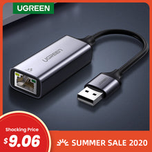 Charger l'image dans la galerie, UGREEN USB 3.0 Ethernet Adapter USB 2.0 Network Card to RJ45 Lan for Windows 10 Xiaomi Mi Box 3 S Nintend Switch Ethernet USB