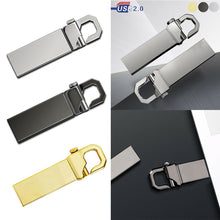 Charger l'image dans la galerie, 2020 New 32G/1TB/2TB Metal USB Flash Drive High Speed Memory Stick Storage Thumb Key U Disk USB 2.0 For PC Laptop home office
