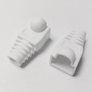 JONSNOW RJ-45 CAT6 CAT5e Adapter Cap Ethernet Network Cable Connector Plugs RJ45 Caps Cat 5 CAT6 protective sleeve multicolour