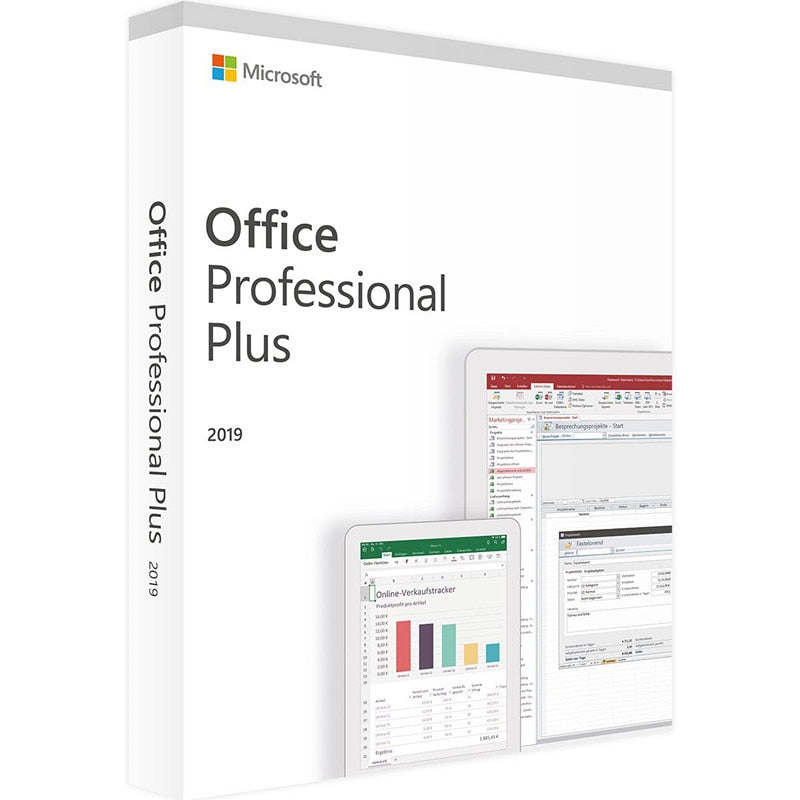 Microsoft Office 2019 Professional Plus License |1 device, Windows 10 PC Product Key Download