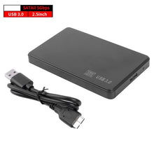 Charger l&#39;image dans la galerie, 2.5 inch HDD SSD Case Sata to USB 3.0 2.0 Adapter Free 5 6 Gbps Box Hard Drive Enclosure Support 2TB HDD Disk For WIndows Mac OS
