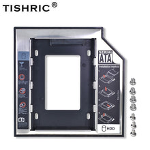Charger l&#39;image dans la galerie, Tishric Aluminum/Plastic 9.5/12.7mm SATA 3.0 2.5&quot; Universal HDD Caddy Case Enclosure Adapter DVD HDD Hard  Box For CD Optibay
