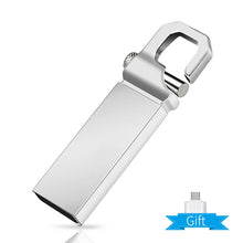 Charger l&#39;image dans la galerie, Metal pen drive 64GB memoria usb flash drive 8GB 4GB flash usb 3.0  16GB 32GB pendrive 128GB 256GB gray cle usb stick chiavetta
