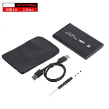 Charger l&#39;image dans la galerie, 2.5 inch HDD SSD Case Sata to USB 3.0 2.0 Adapter Free 5 6 Gbps Box Hard Drive Enclosure Support 2TB HDD Disk For WIndows Mac OS
