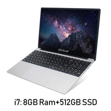 Charger l&#39;image dans la galerie, ZEUSLAP 15.6 inch i7-4th Gen CPU Gaming Laptop 8GB RAM up to 1TB SSD Win10 Dual Band WIFI 1920*1080P FHD Notebook Computer
