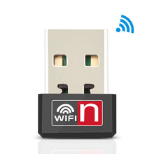 Charger l&#39;image dans la galerie, Mini WiFi Adapter USB WiFi USB Adapter Free Driver Wi Fi Dongle 150Mbps Network Card Ethernet Wireless Wi-Fi Receiver for PC
