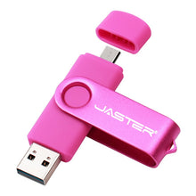 Charger l&#39;image dans la galerie, JASTER High Speed USB Flash Drive OTG Pen Drive 128gb 64gb Usb Stick 32gb 256gb Pendrive Flash Disk for Android SmartPhone/PC
