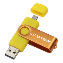 Charger l&#39;image dans la galerie, JASTER High Speed USB Flash Drive OTG Pen Drive 128gb 64gb Usb Stick 32gb 256gb Pendrive Flash Disk for Android SmartPhone/PC
