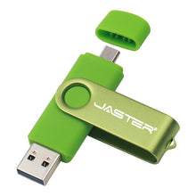 Charger l&#39;image dans la galerie, JASTER High Speed USB Flash Drive OTG Pen Drive 128gb 64gb Usb Stick 32gb 256gb Pendrive Flash Disk for Android SmartPhone/PC

