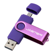 Charger l&#39;image dans la galerie, JASTER High Speed USB Flash Drive OTG Pen Drive 128gb 64gb Usb Stick 32gb 256gb Pendrive Flash Disk for Android SmartPhone/PC
