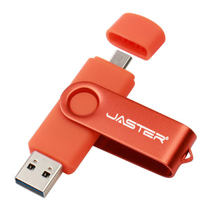 JASTER High Speed USB Flash Drive OTG Pen Drive 128gb 64gb Usb Stick 32gb 256gb Pendrive Flash Disk for Android SmartPhone/PC