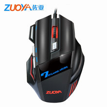 Charger l&#39;image dans la galerie, ZUOYA 5500 DPI Gaming Mouse 7 Button LED Optical Wired USB Mouse Mice Game Mouse Silent/sound Mause For PC Computer Pro Gamer
