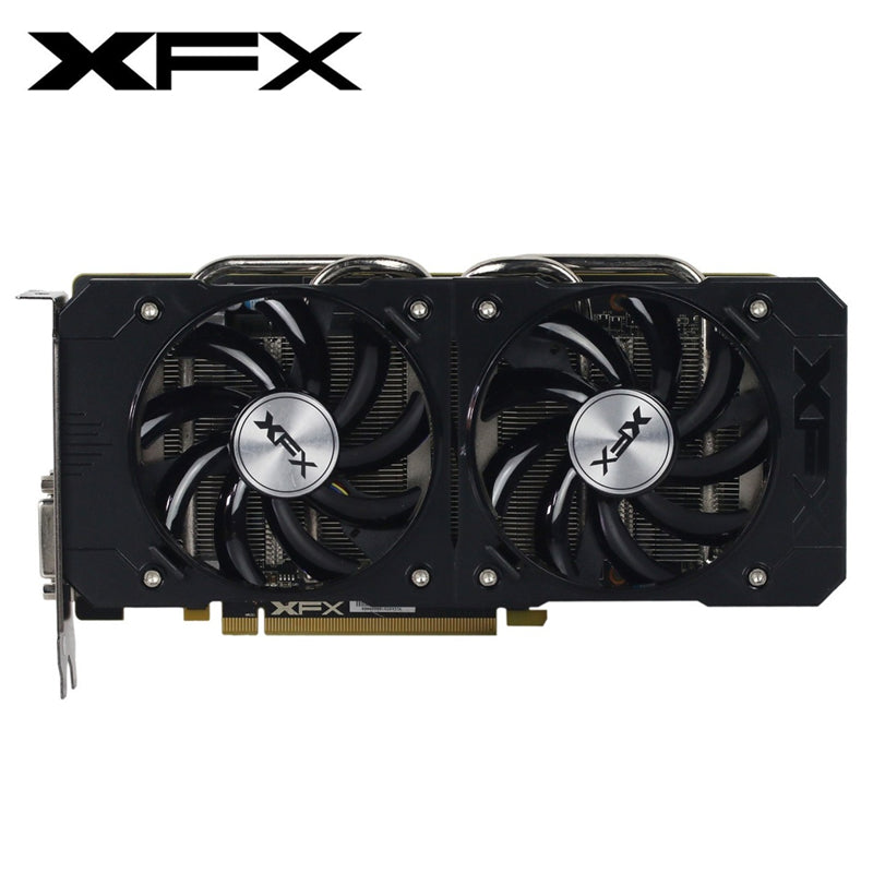 XFX R9 380 4GB Graphics Card AMD Radeon R9 380X 4GB Video Screen Cards GPU Board Desktop Computer Game Map Videocard Not Mining