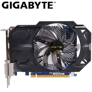 GIGABYTE Video Card GTX 750 Ti 2GB GDDR5 128 Bit with NVIDIA GeForce gtx 750 ti GPU Graphics Card for PC Hdmi Dvi Used VGA Cards