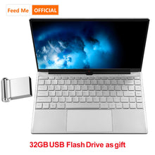 Charger l&#39;image dans la galerie, Metal Shell Intel 3867U Netbook 8GB 16GB RAM Windows 10 Laptop Fingerprint Unlock WiFi Backlit Keyboard with 32GB Flash Drive
