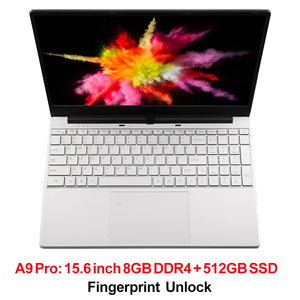 Metal Shell Intel 3867U Netbook 8GB 16GB RAM Windows 10 Laptop Fingerprint Unlock WiFi Backlit Keyboard with 32GB Flash Drive