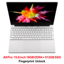 Charger l&#39;image dans la galerie, Metal Shell Intel 3867U Netbook 8GB 16GB RAM Windows 10 Laptop Fingerprint Unlock WiFi Backlit Keyboard with 32GB Flash Drive
