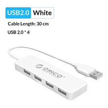 Charger l&#39;image dans la galerie, ORICO High Speed 4 Ports USB 3.0 HUB With Power Supply Port USB2.0 Splitter OTG Adapter for iMac Laptop Desktop Accessories
