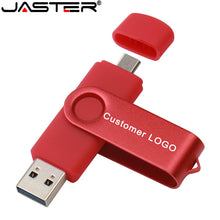 Charger l&#39;image dans la galerie, JASTER High Speed USB Flash Drive OTG Pen Drive 128gb 64gb Usb Stick 32gb 256gb Pendrive Flash Disk for Android SmartPhone/PC
