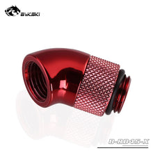 Charger l&#39;image dans la galerie, BYKSKI Black Glod Silver G1/4&#39;&#39; thread 45 degree Rotary Fitting Adapter Rotating 45 degrees water cooling Adaptors
