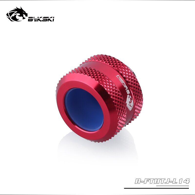 BYKSKI OD14mm Hard Tube Fitting Hand Compression Fitting G1/4'' Computer Accesspries Fitting use for acrylic tube