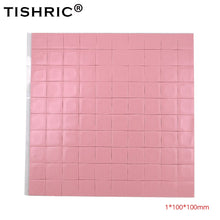 Charger l&#39;image dans la galerie, TISHRIC Hot Sale Red GPU CPU Thermal Pads 1mm Cooler Conductive Silicone pad Heatsink 100*100*1mm PC Fan Cooling Heat sink
