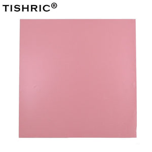 TISHRIC Hot Sale Red GPU CPU Thermal Pads 1mm Cooler Conductive Silicone pad Heatsink 100*100*1mm PC Fan Cooling Heat sink