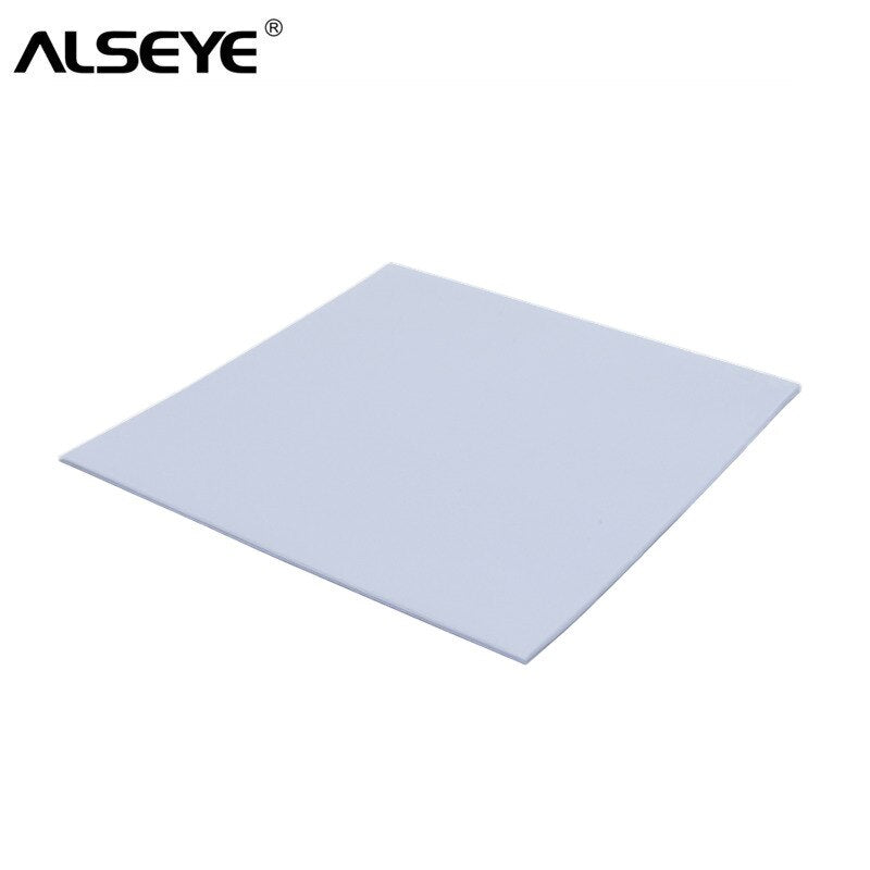 ALSEYE Thermal Pad 2W 100 x 100 x 1.25mm Thermal Grease Heatsink Cooling Pad mm for CPU GPU Heat Sinks