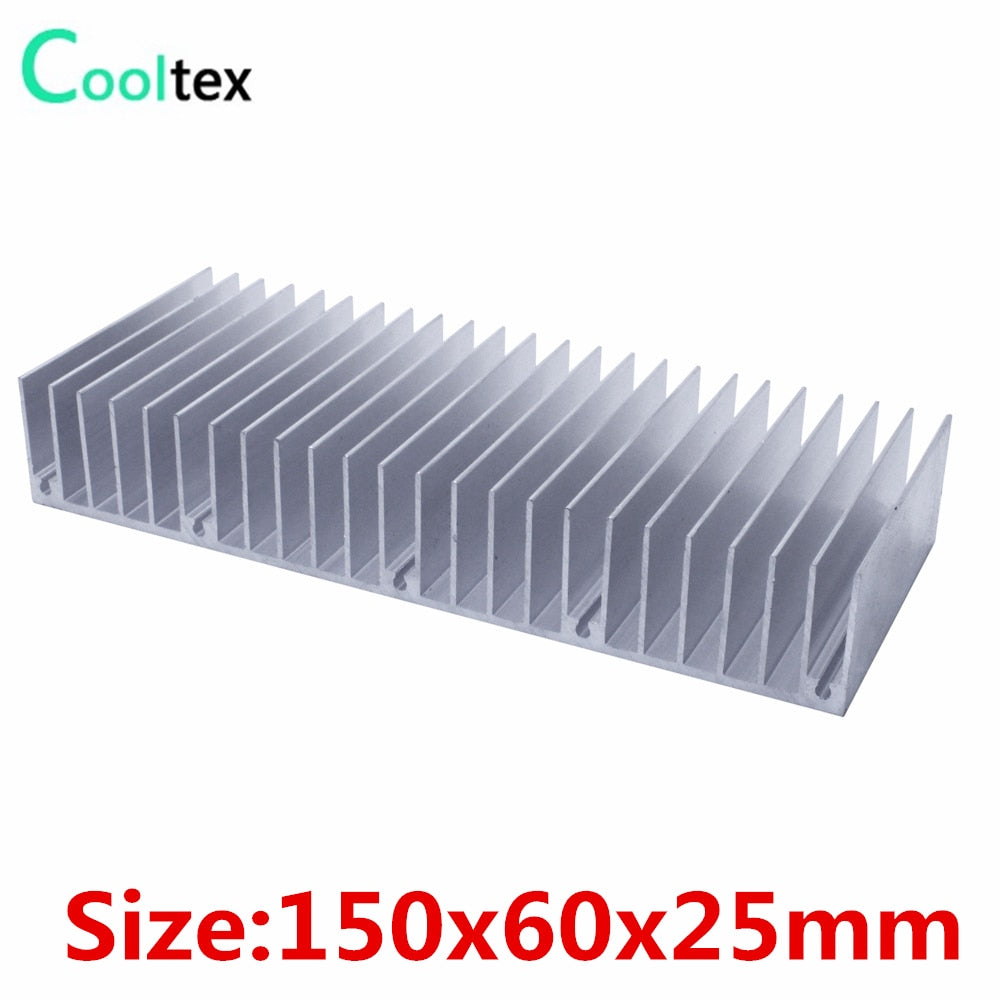 (Special offer) 150x60x25mm radiator Aluminum heatsink Extruded heat sink for LED Electronic heat dissipation cooling cooler