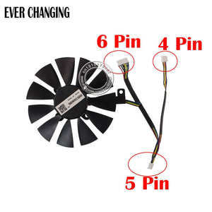gpu VGA cooler graphics gtx1080 gtx980ti gtx1060 gtx1070 fan for ASUS STRIX GTX 1080/980Ti/1060/1070 Video cards cooling system
