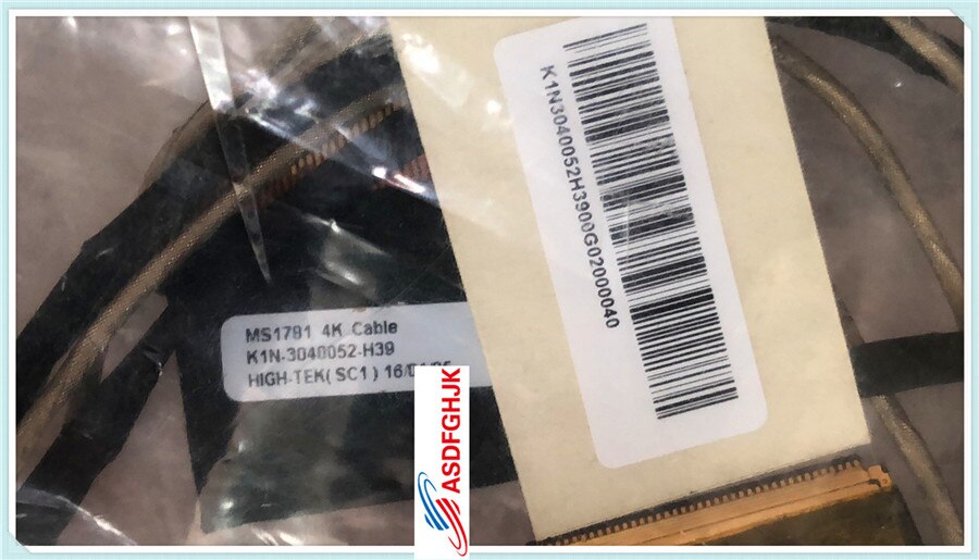 FOR MSI GT72 GT72S GT72VR MS1781 1782 LCD K1N-3040052-h39  100% TESED OK