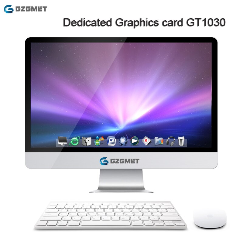 27 Inch All In One Pc Dedicated  Graphics card GT1030 Windows 10 Computer Intel I7 I5 Core Wifi Desktop Pc
