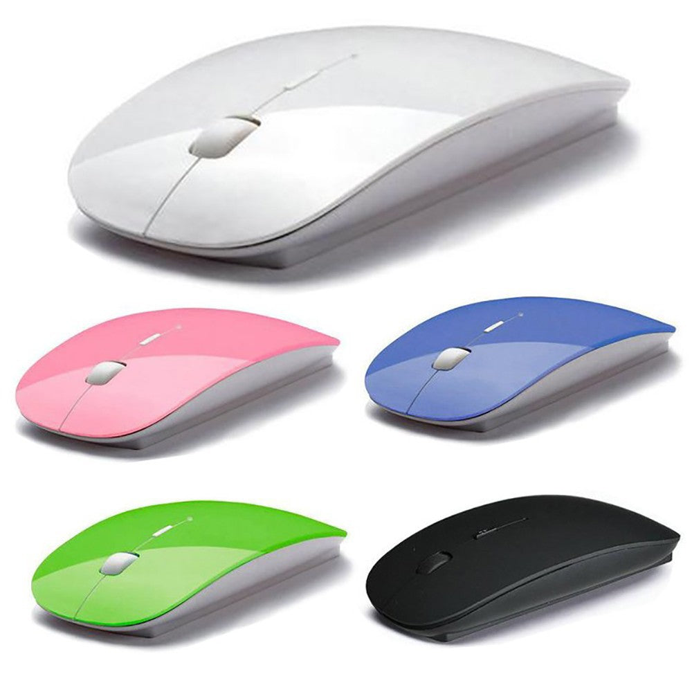 New 1600 DPI USB Optical Wireless Computer Mouse 2.4G Receiver Super Slim Mouse For PC Laptop