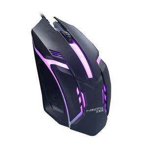 Dropship S1 Gaming Mouse 7 Colors LED Backlight USB Wired Gamer Mouse Flank Cable Silent Mice Gaming Mouse For Laptop Mice PC