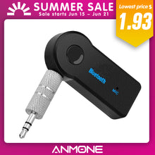 Charger l&#39;image dans la galerie, ANMONE Bluetooth Adapter 3.5mm Wireless Car Bluetooth Receiver Aux Port Bluetooth Audio Music Speaker Adapter USB 5.0 Converter
